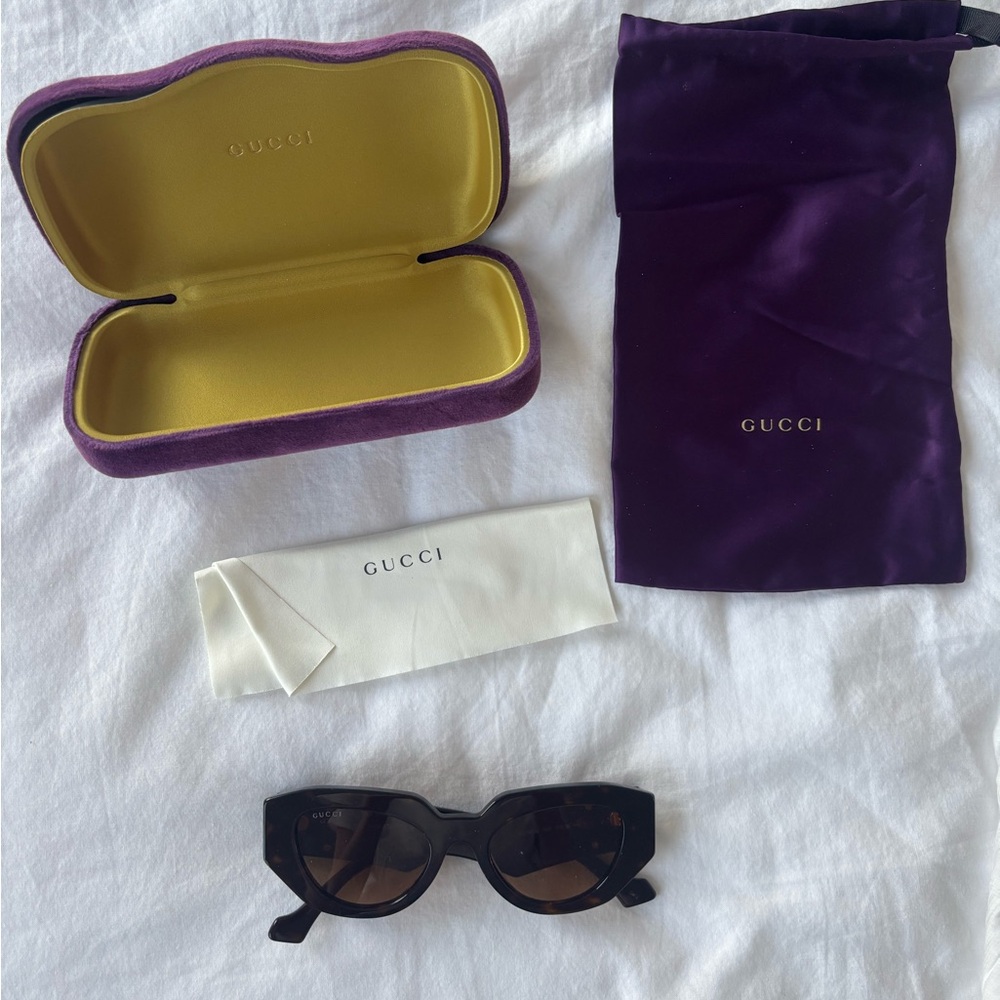 Gucci Black Sunglasses with Case